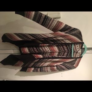 Knitted multicolor cardigan